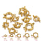 Stainless Steel Gold Round Spring Clasps Set For Jewelry Making 7