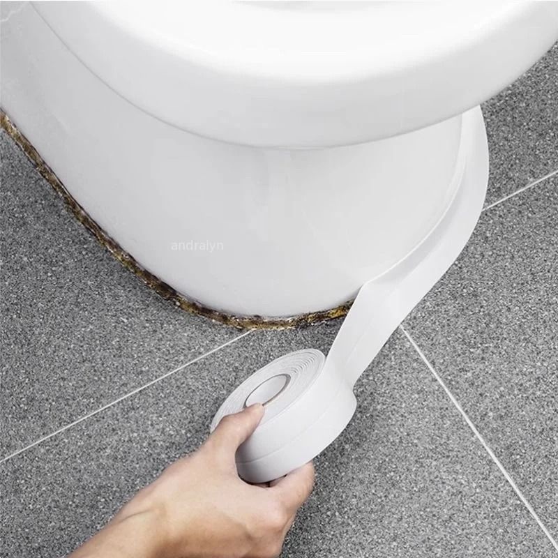 PVC Waterproof Sealing Tape For Bathroom Kitchen Caulk Strip 0