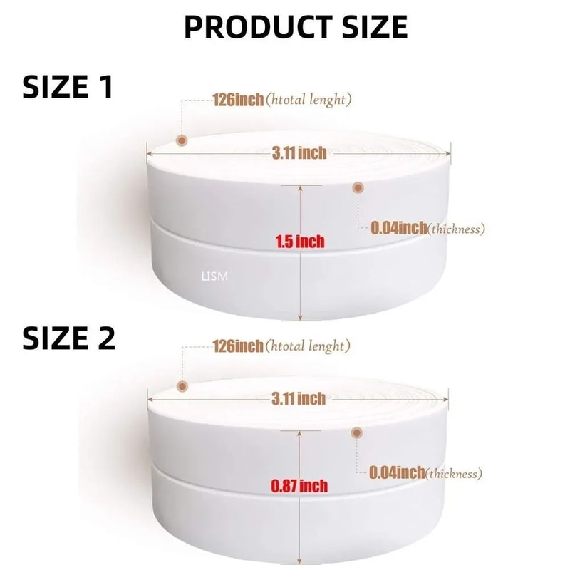 PVC Waterproof Sealing Tape For Bathroom Kitchen Caulk Strip 5