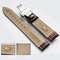 Genuine Leather Watch Band With Wooden Box And Butterfly Clasp 2