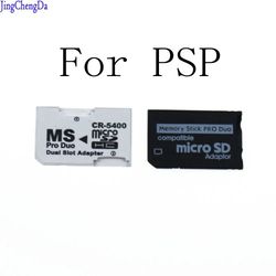 jcd single and dual slot card reader micro sd to memory stick pro duo adapter for psp and digital devices