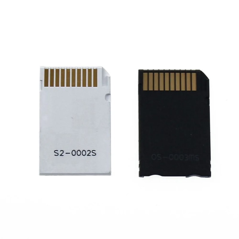 JCD Single And Dual Slot Card Reader Micro SD To Memory Stick Pro Duo Adapter For PSP And Digital D 3
