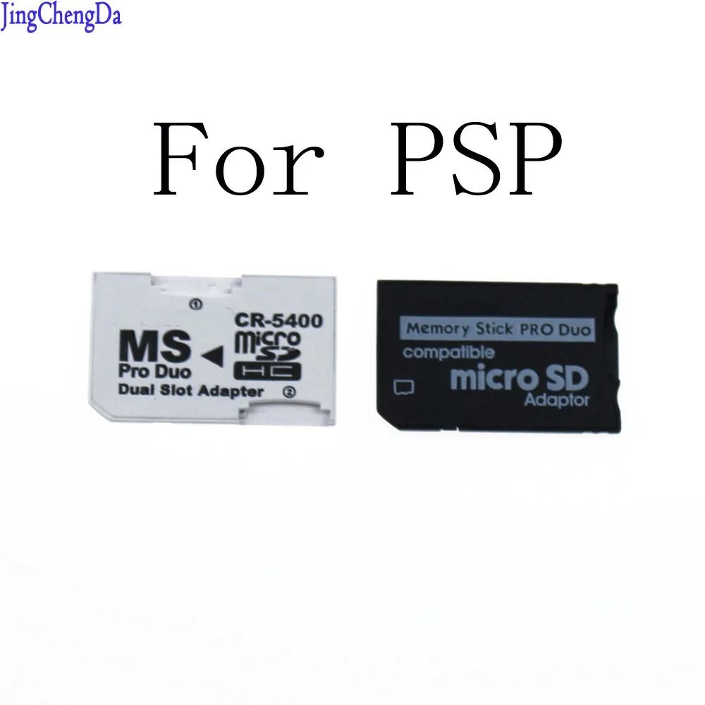 JCD Single And Dual Slot Card Reader Micro SD To Memory Stick Pro Duo Adapter For PSP And Digital D 6
