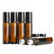 Amber Glass Roll On Bottle Set 10 Piece 5ml And 10ml Refillable Essential Oil Containers With Rolle 5