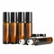 Amber Glass Roll On Bottle Set 10 Piece 5ml And 10ml Refillable Essential Oil Containers With Rolle 5