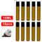 Amber Glass Roll On Bottle Set 10 Piece 5ml And 10ml Refillable Essential Oil Containers With Rolle 6