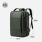 BANGE Expandable Waterproof Travel And Business Backpack With USB Port 13