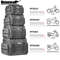 Rhinowalk Motorcycle Rear Seat Expandable Waterproof Travel Luggage Bag 1