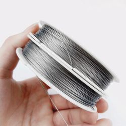 thin stainless steel beading wire for jewelry making bracelets and necklaces