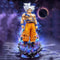 Dragon Ball Goku Action Figure Ultra Instinct LED Light PVC Statue Collectible Model 1