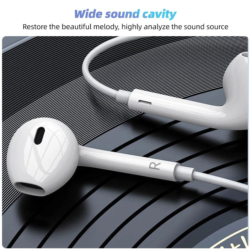 Type C Wired Earphones With Mic For IPhone 15 Pro Max Samsung Xiaomi And Huawei 3