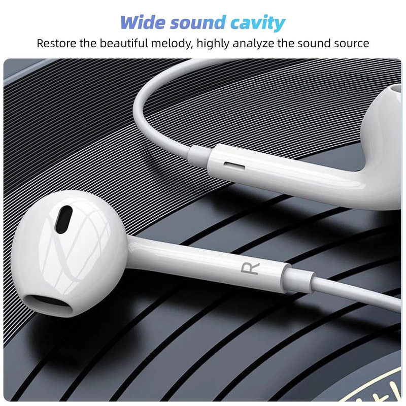 Type C Wired Earphones With Mic For IPhone 15 Pro Max Samsung Xiaomi And Huawei 3