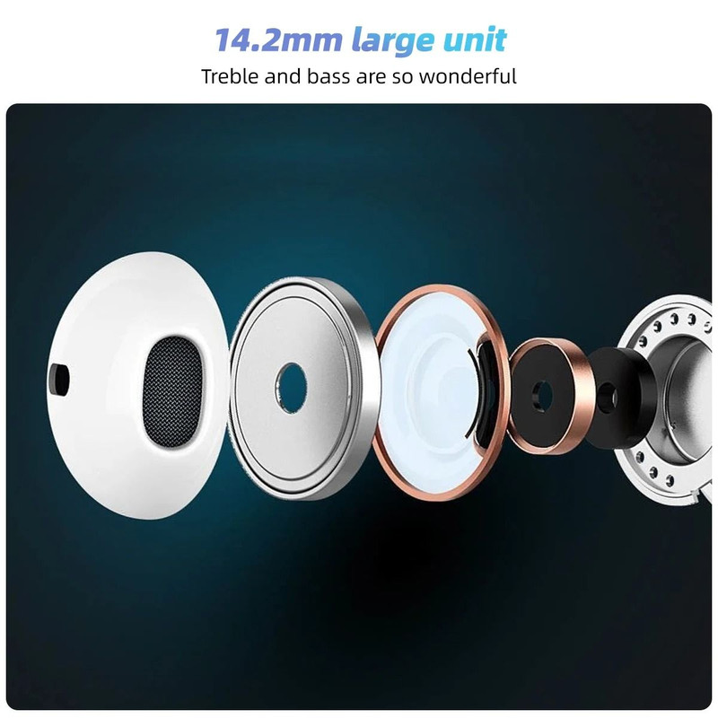 Type C Wired Earphones With Mic For IPhone 15 Pro Max Samsung Xiaomi And Huawei 5