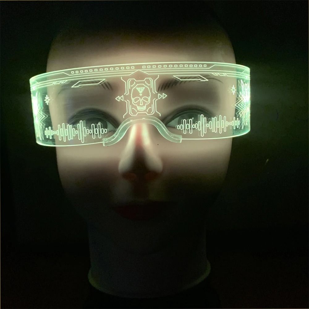 LED Light Up Glasses Luminous Party Sunglasses Costume 2