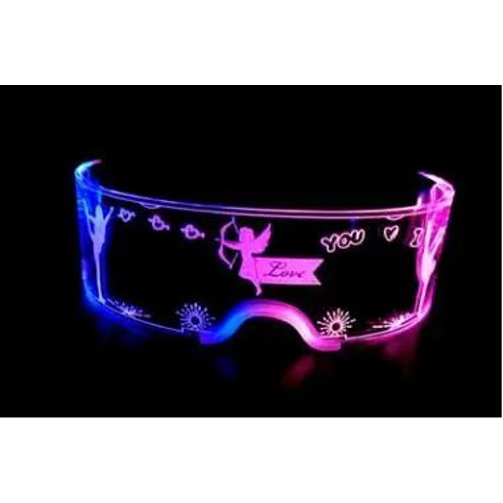 LED Light Up Glasses Luminous Party Sunglasses Costume 9