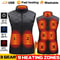 Women USB Infrared Electric Heating Vest Thermal Cotton Jacket 1