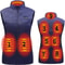 Women USB Infrared Electric Heating Vest Thermal Cotton Jacket 8