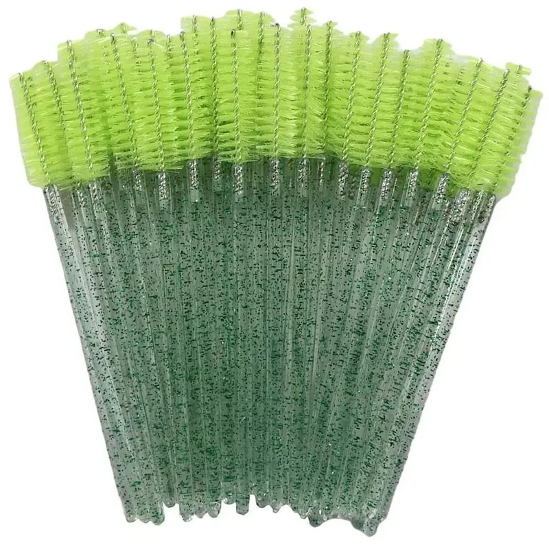 Disposable Crystal Mascara Wands Eyelashes Brush Combs 50 Piece Set 9