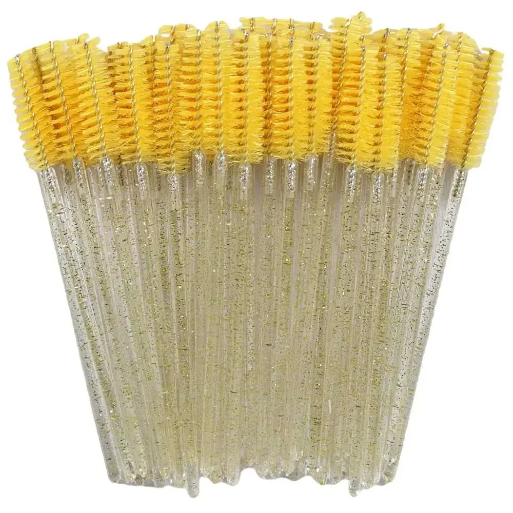 Disposable Crystal Mascara Wands Eyelashes Brush Combs 50 Piece Set 10