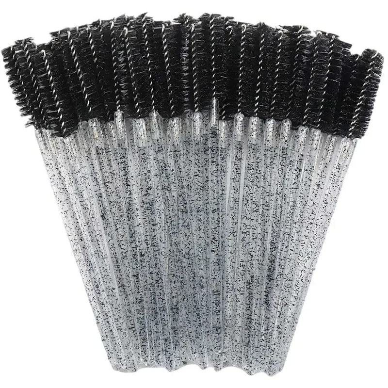Disposable Crystal Mascara Wands Eyelashes Brush Combs 50 Piece Set 11