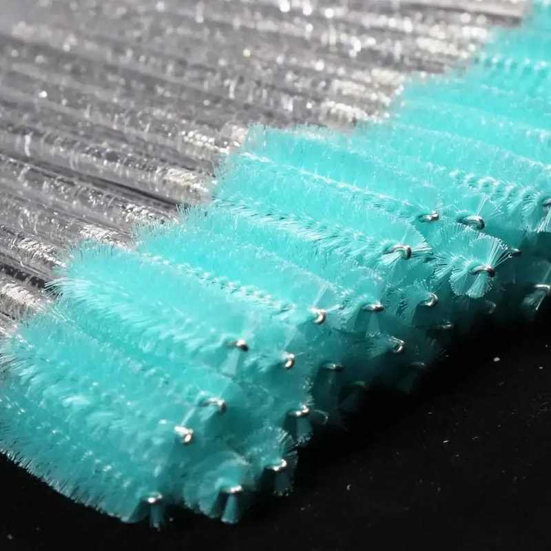 Disposable Crystal Mascara Wands Eyelashes Brush Combs 50 Piece Set 2
