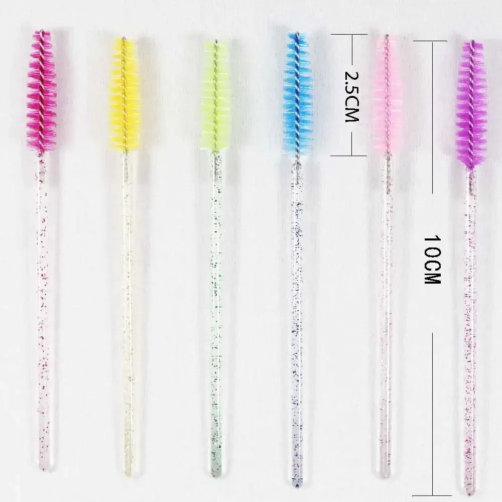Disposable Crystal Mascara Wands Eyelashes Brush Combs 50 Piece Set 5
