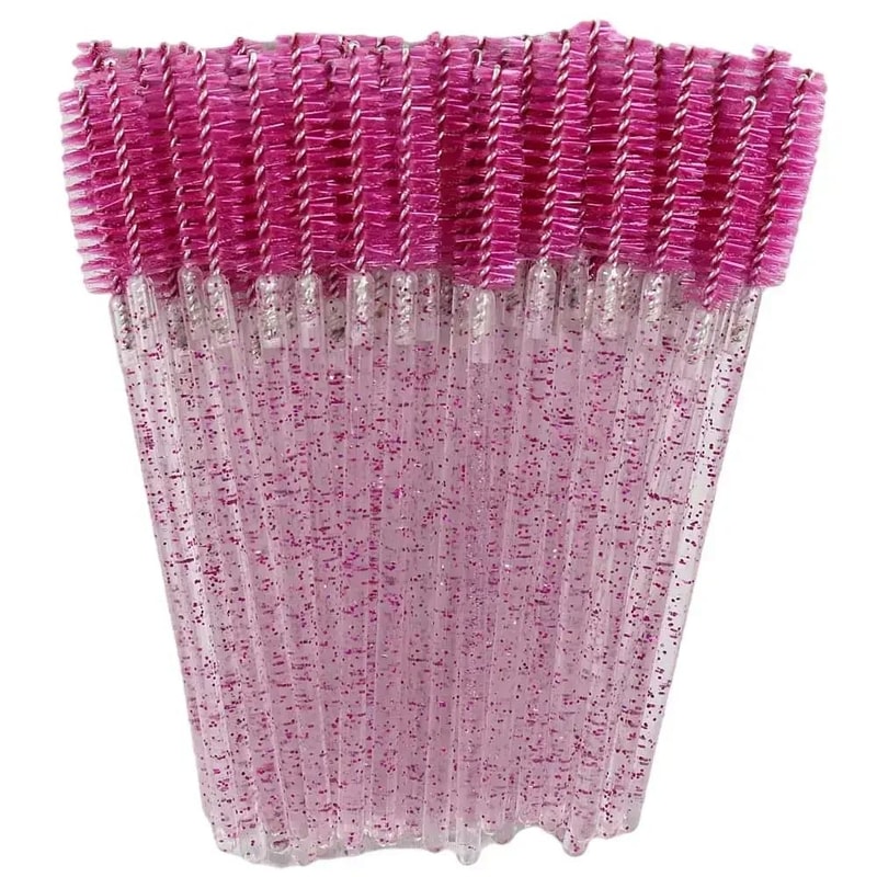 Disposable Crystal Mascara Wands Eyelashes Brush Combs 50 Piece Set 8
