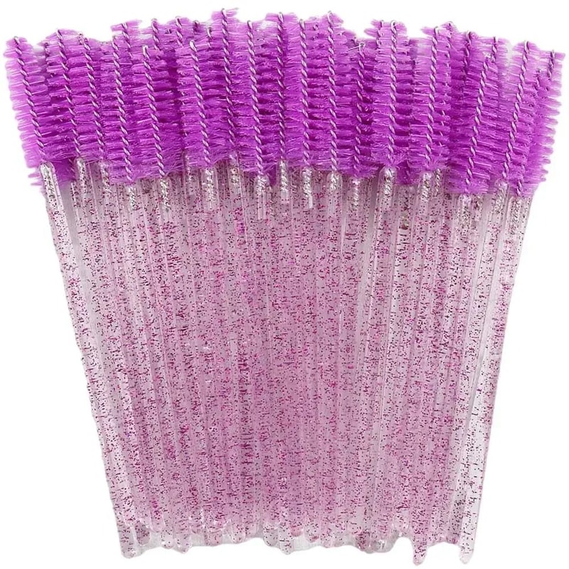 Disposable Crystal Mascara Wands Eyelashes Brush Combs 50 Piece Set 13