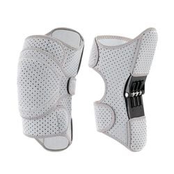 knee booster power joint support brace with adjustable spring stabilizer