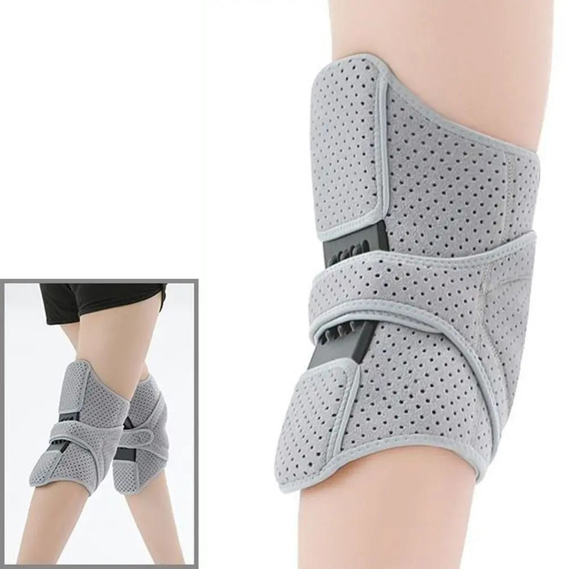 Knee Booster Power Joint Support Brace With Adjustable Spring Stabilizer 1