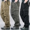 Men Tactical Cargo Pants Cotton Outdoor Work Trousers 0