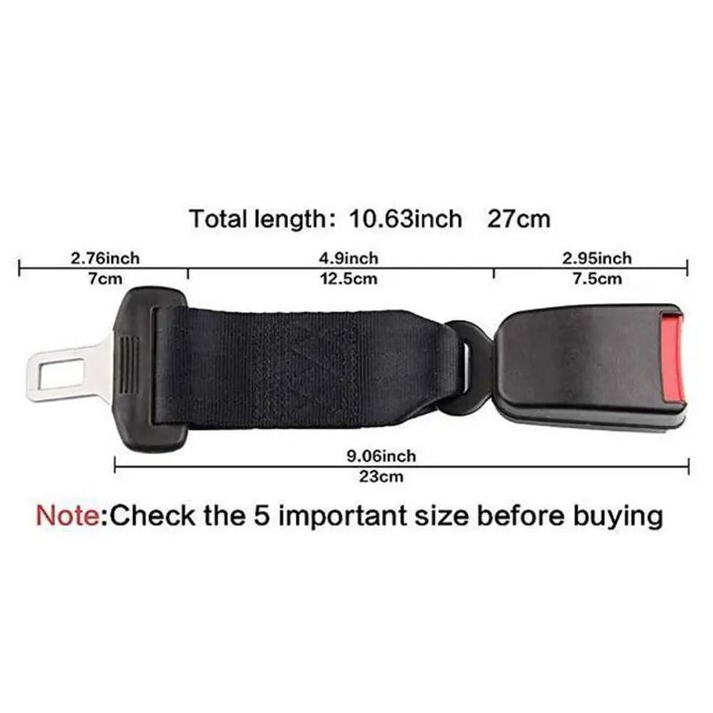 Universal 23 Cm Seat Belt Extension Buckle Clip Safety Expander 3