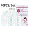 V Lift Face Tape Slim Patch Invisible Adhesive Sticker 80 PCS 6