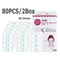 V Lift Face Tape Slim Patch Invisible Adhesive Sticker 80 PCS 7