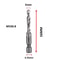 Hex Shank Titanium Plated Metric Tap Drill Bits M3 To M10 Set 13