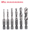 Hex Shank Titanium Plated Metric Tap Drill Bits M3 To M10 Set 26