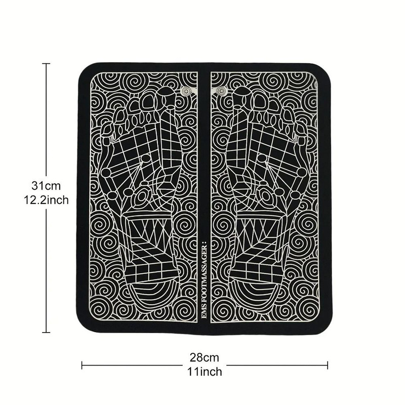 USB Charging Foot Massage Mat With 8 Modes And 19 Intensities 5