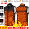 9 Zone Heated Vest USB Powered Graphene Jacket For Men And Women 0