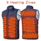 9 Zone Heated Vest USB Powered Graphene Jacket For Men And Women 4