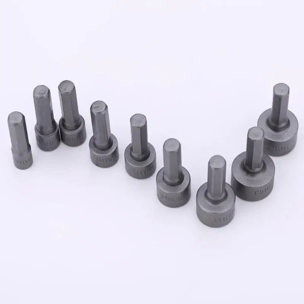 9 Piece Hex Socket Nut Driver Set 5 Mm To 13 Mm 4