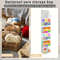 Door Mounted Yarn Storage Organizer For Knitting And Crochet With Transparent Bags And Hooks 4