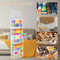 Door Mounted Yarn Storage Organizer For Knitting And Crochet With Transparent Bags And Hooks 5
