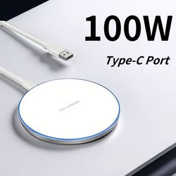 100w wireless charger pad stand fast charging dock station