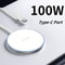 100W Wireless Charger Pad Stand Fast Charging Dock Station 0