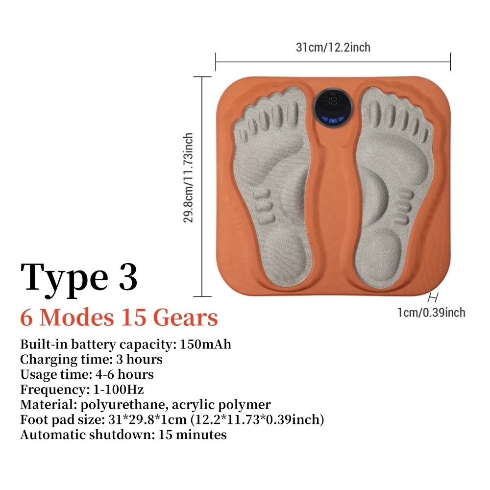 3D Foot Massage Mat Electric Leg Massager For Blood Circulation 6