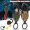 Retractable Heavy Duty Pull Reel Carabiner Keychain Steel Wire Rope 4