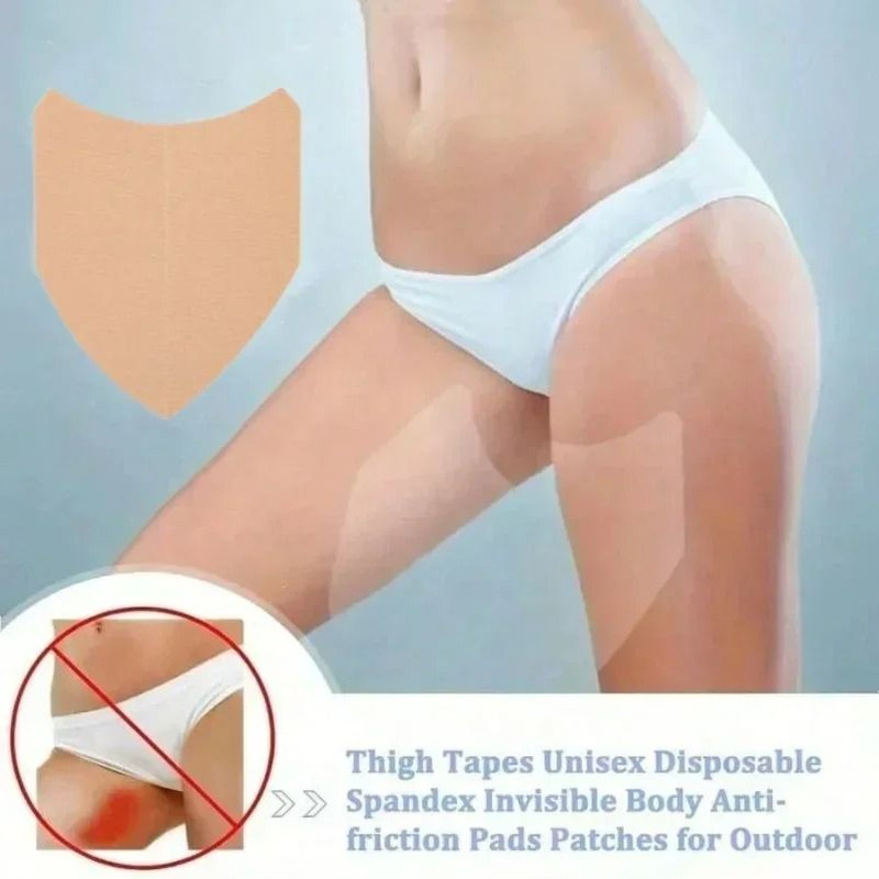 V Shaped Anti Friction Thigh Tape Invisible Sweat Absorption Patch 1