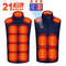 USB Heated Vest With Adjustable Temperature Rechargeable Winter Jacket For Men And Women 0