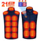 USB Heated Vest With Adjustable Temperature Rechargeable Winter Jacket For Men And Women 0