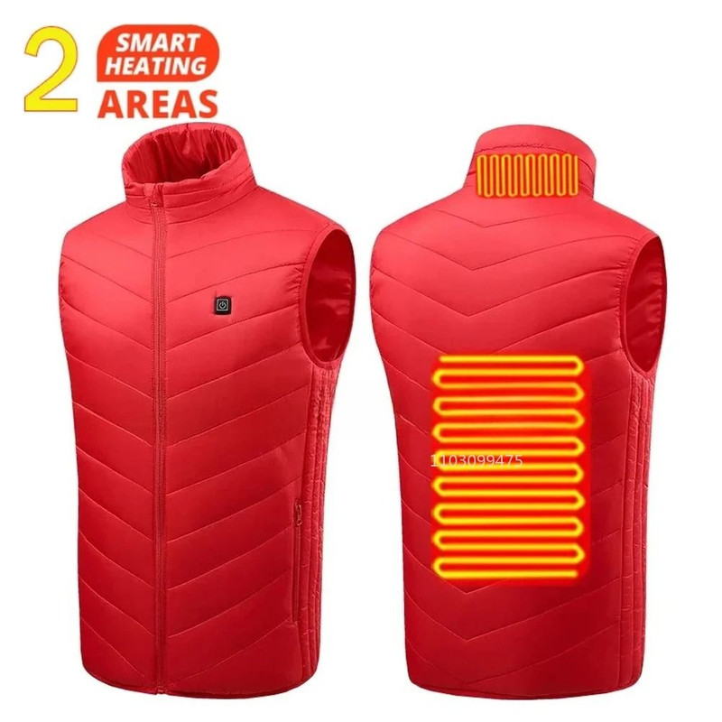 USB Heated Vest With Adjustable Temperature Rechargeable Winter Jacket For Men And Women 5